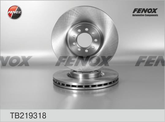Fenox TB219318 - Тормозной диск autosila-amz.com