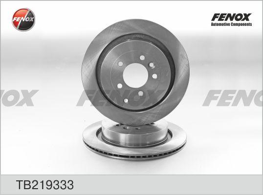 Fenox TB219333 - Тормозной диск autosila-amz.com