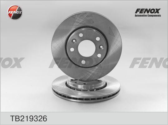 Fenox TB219326 - Тормозной диск autosila-amz.com