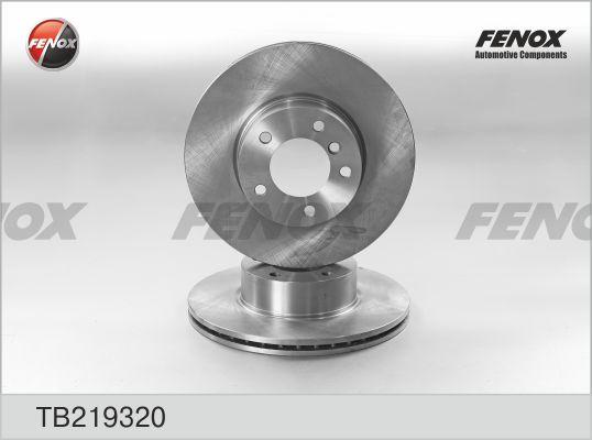 Fenox TB219320 - Тормозной диск autosila-amz.com