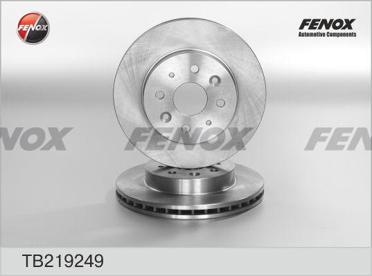 Fenox TB219249 - Тормозной диск autosila-amz.com