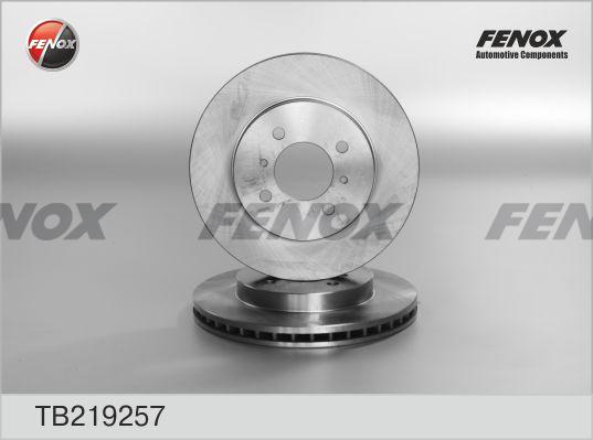 Fenox TB219257 - Тормозной диск autosila-amz.com