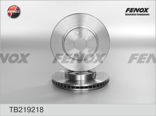 Fenox TB219218 - Тормозной диск autosila-amz.com