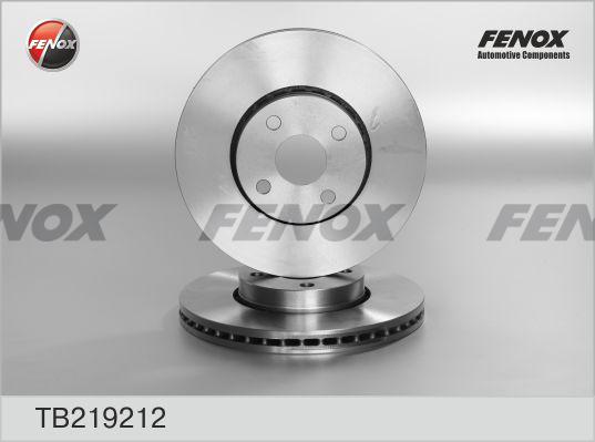Fenox TB219212 - Тормозной диск autosila-amz.com