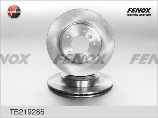 Fenox TB219286 - Тормозной диск autosila-amz.com