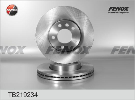 Fenox TB219234 - Диск тормозной передний VW Touareg I, Multivan 03-, Transporter 03- (цена за 1 шт., мин. кол-во 2 шт autosila-amz.com
