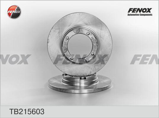 Fenox TB215603 - Тормозной диск autosila-amz.com