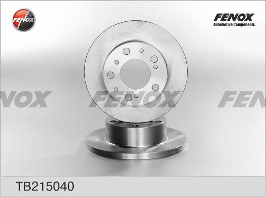 Fenox TB215040 - Тормозной диск autosila-amz.com