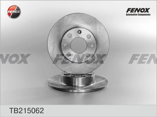 Fenox TB215062 - Тормозной диск autosila-amz.com