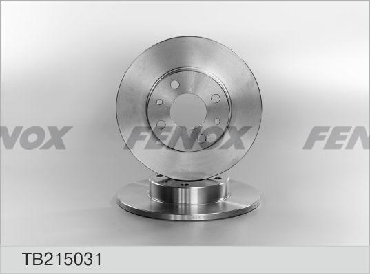 Fenox TB215031 - Тормозной диск autosila-amz.com