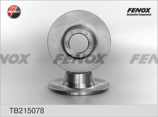 Fenox TB215078 - Тормозной диск autosila-amz.com
