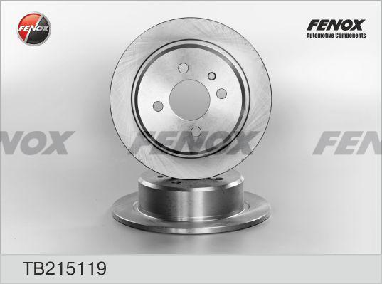 Fenox TB215119 - Тормозной диск autosila-amz.com