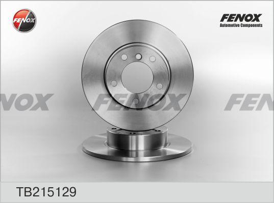 Fenox TB215129 - Тормозной диск autosila-amz.com