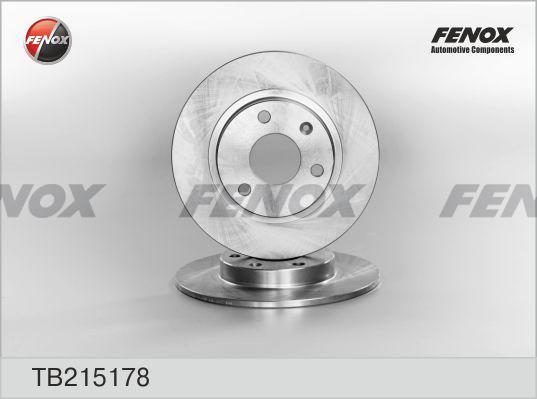 Fenox TB215178 - Тормозной диск autosila-amz.com