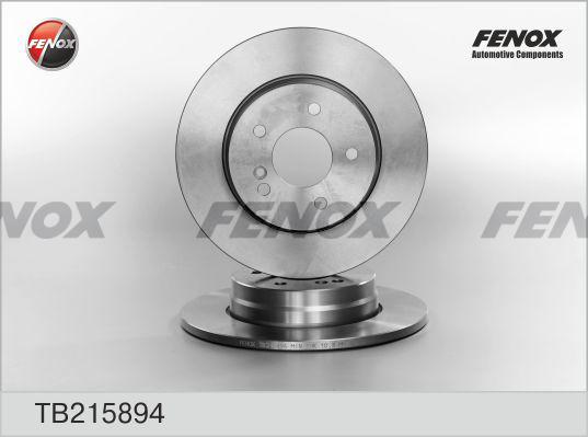Fenox TB215894 - Тормозной диск autosila-amz.com
