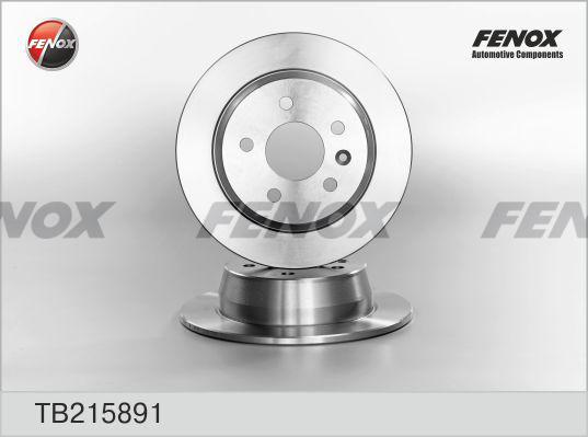 Fenox TB215891 - Тормозной диск autosila-amz.com