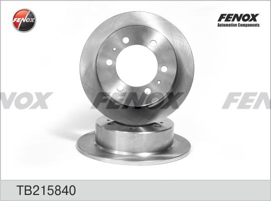 Fenox TB215840 - Тормозной диск autosila-amz.com