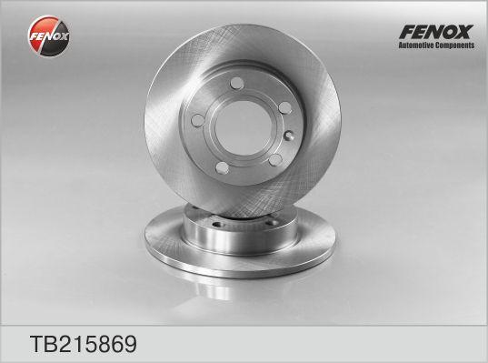 Fenox TB215869 - Тормозной диск autosila-amz.com