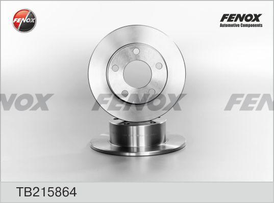 Fenox TB215864 - Тормозной диск autosila-amz.com