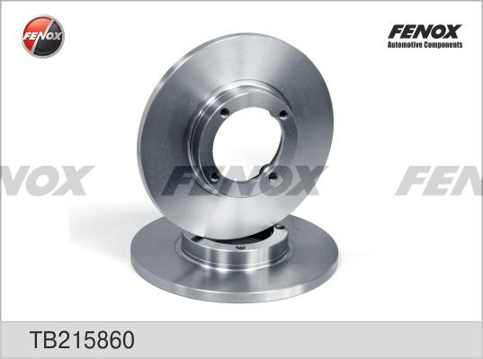 Fenox TB215860 - Тормозной диск autosila-amz.com