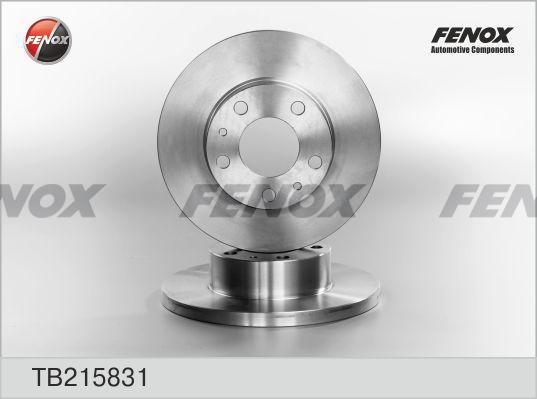 Fenox TB215831 - Тормозной диск autosila-amz.com