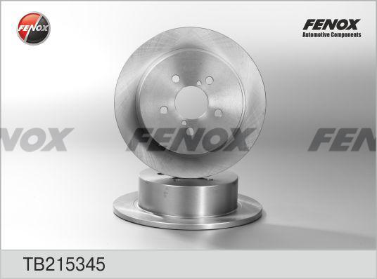 Fenox TB215345 - Тормозной диск autosila-amz.com
