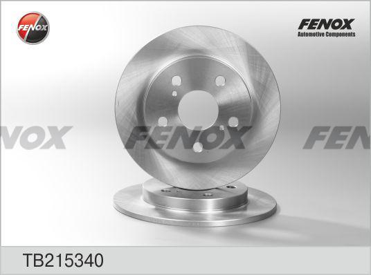 Fenox TB215340 - Тормозной диск autosila-amz.com