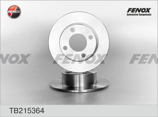 Fenox TB215364 - Тормозной диск autosila-amz.com