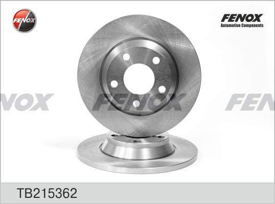 Fenox TB215362 - Тормозной диск autosila-amz.com