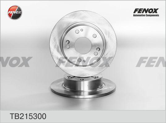 Fenox TB215300 - Тормозной диск autosila-amz.com