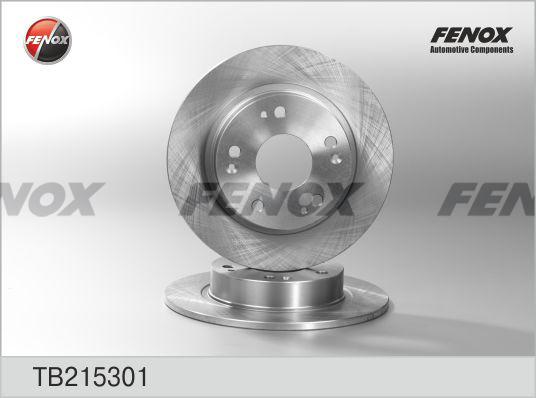 Fenox TB215301 - Тормозной диск autosila-amz.com