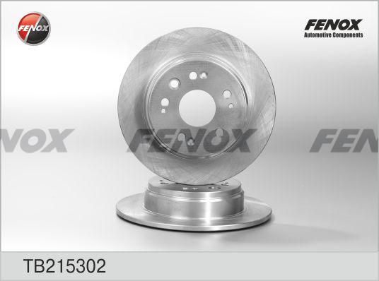 Fenox TB215302 - Тормозной диск autosila-amz.com