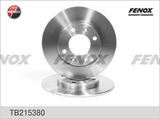 Fenox TB215380 - Тормозной диск autosila-amz.com