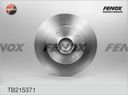 Fenox TB215371 - Тормозной диск autosila-amz.com