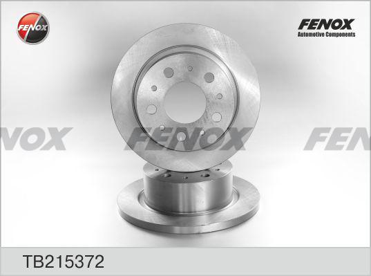Fenox TB215372 - Тормозной диск autosila-amz.com
