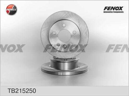 Fenox TB215250 - Тормозной диск autosila-amz.com