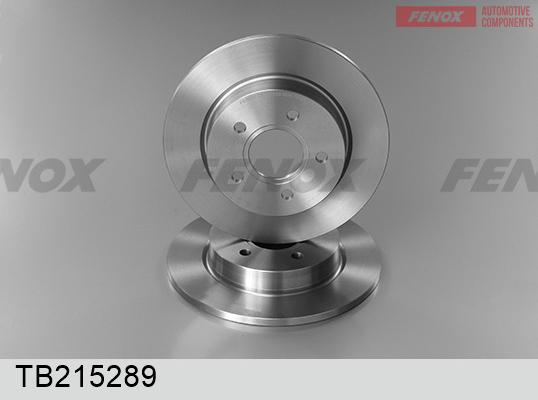 Fenox TB215289 - Тормозной диск autosila-amz.com