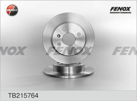 Fenox TB215764 - Тормозной диск autosila-amz.com