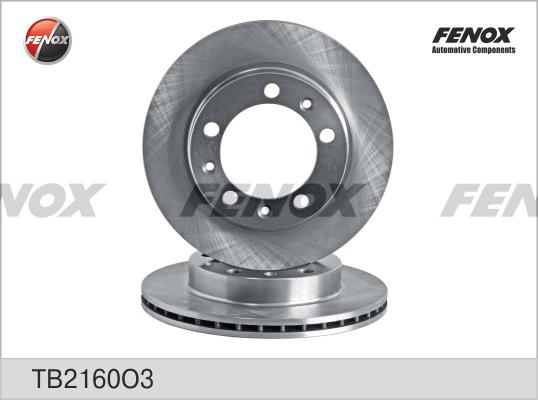 Fenox TB2160O3 - Тормозной диск autosila-amz.com