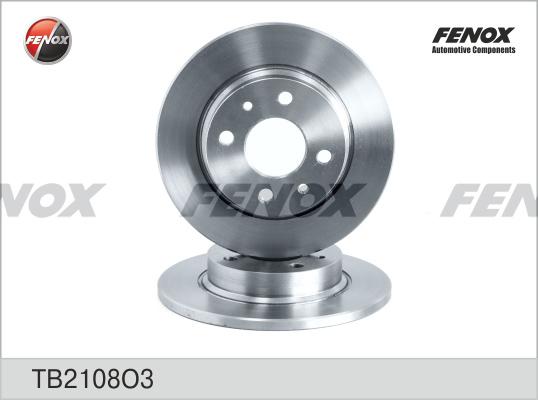Fenox TB2108O3 - Тормозной диск autosila-amz.com