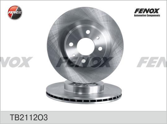 Fenox TB2112O3 - Тормозной диск autosila-amz.com