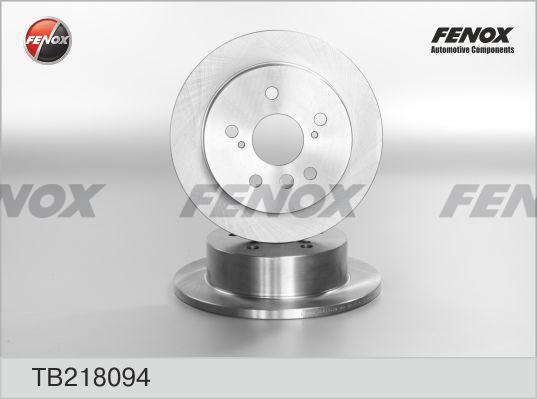Fenox TB218094 - Тормозной диск autosila-amz.com