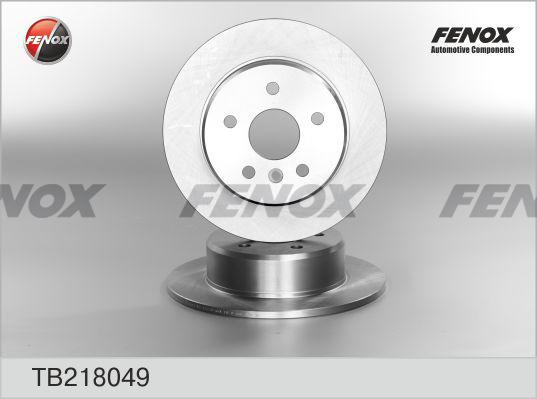 Fenox TB218049 - Тормозной диск autosila-amz.com
