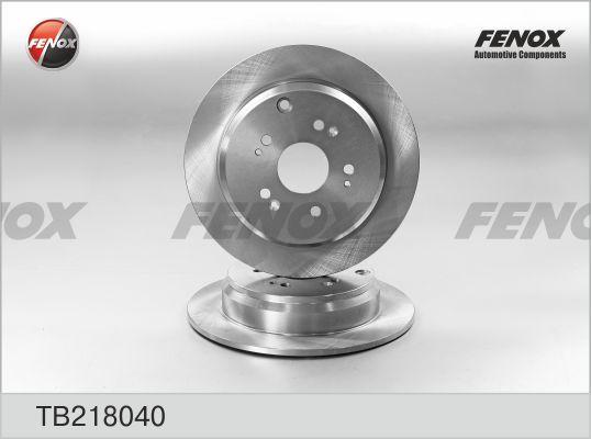 Fenox TB218040 - Тормозной диск autosila-amz.com