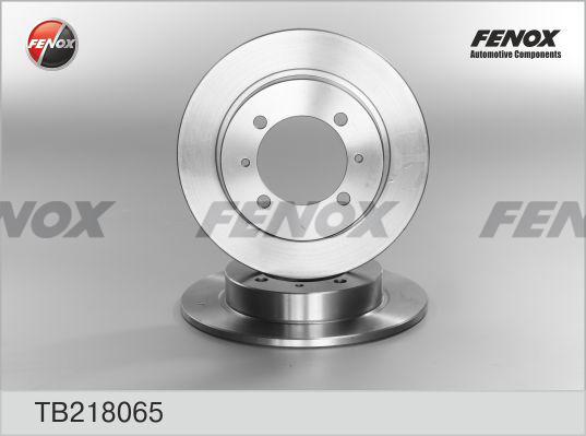 Fenox TB218065 - Диск тормозной MITSUBISHI CARISMA 95>03 R14/VOLVO S40/V40 95>03 задний autosila-amz.com