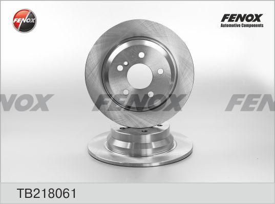 Fenox TB218061 - Тормозной диск autosila-amz.com