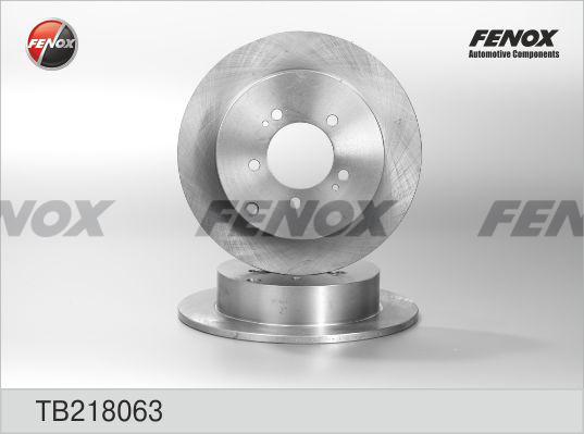 Fenox TB218063 - Тормозной диск autosila-amz.com