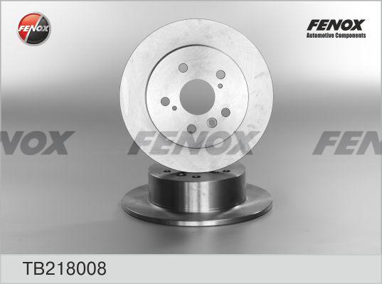 Fenox TB218008 - Тормозной диск autosila-amz.com
