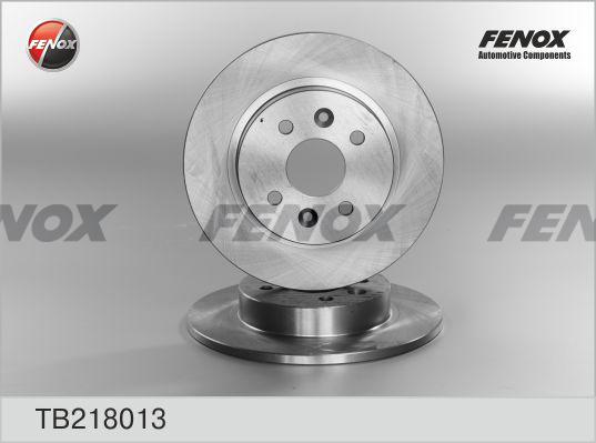 Fenox TB218013 - Тормозной диск autosila-amz.com