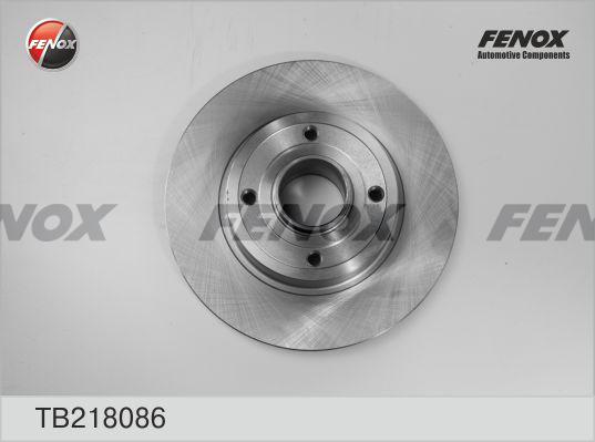 Fenox TB218086 - Тормозной диск autosila-amz.com
